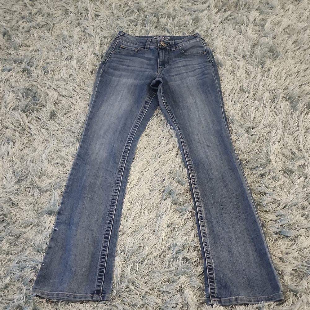 Item #8 - Maurice High-Rise Curvy Classic Blue Denim Jeans